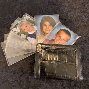 Brighton Black Leather Photo Holder